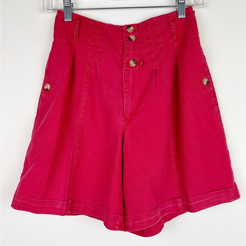 Vintage Kikomo Pink Trouser Shorts